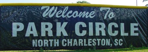 Sign by Park Circle Disc Golf Course in North Charleston, SC